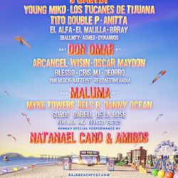 Baja Beach fest GA wristband