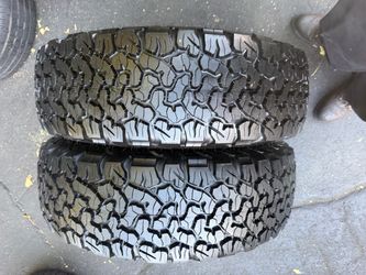 2 tires 255-75-17 Bf Goodrich ko2 95% tread life $350 for 2 mounted and balanced