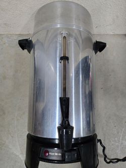 West Bend 100-Cup Commercial Coffee Urn Percolator - 100% Complete & Tested