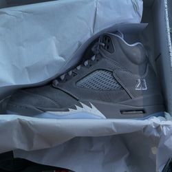 Jordan 5 Retro Wolf Grey (2026) size 10.5 men