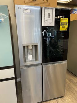 LG Side By Side Smart Refrigerator With Craft Ice Take It Home In Payments Please Read Description