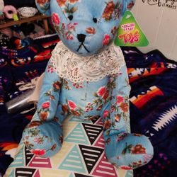 Sugar Loaf Toys, Blue, Floral & Laced Collar 