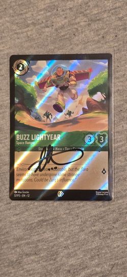 Lorcana Buzz Lightyear AMC PROMO Toy Story 5  (signed by Ryan Miller) @ D23 2026