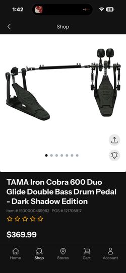 Iron Cobra 600 Dark Shadow Edition Double Pedal
