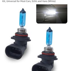 Pack-2 HB4 9006 Halogen Bulbs, Car Xenon Light Bulbs, 12V 55W Car High Beam Lights, Automobile Lights Replacement Kit, Universal for Most Cars, SUVs a