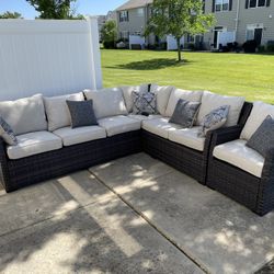 Sectional Sofa plus Sofa Chair