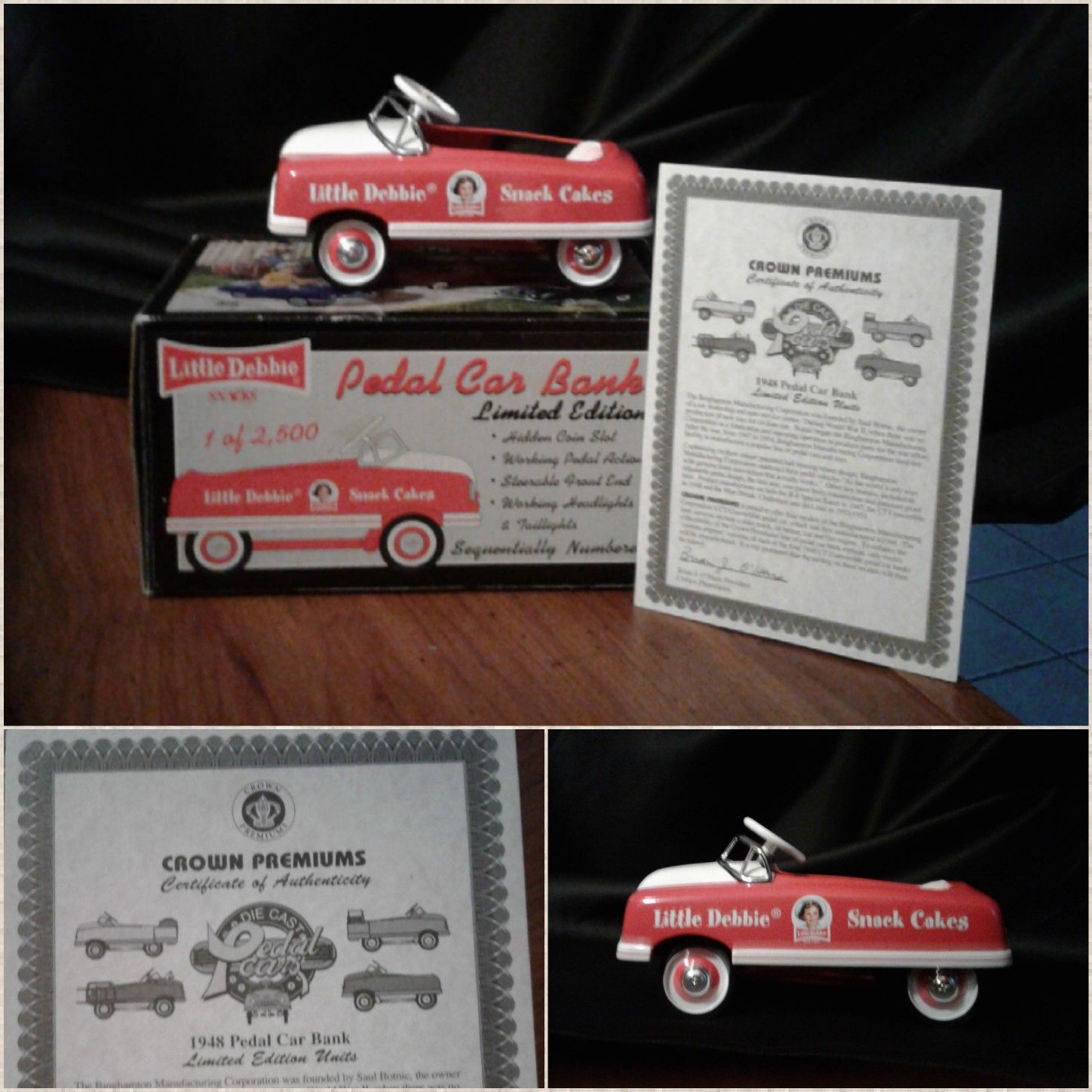 Little Debbie Pedal Car Bank Limited Edition
