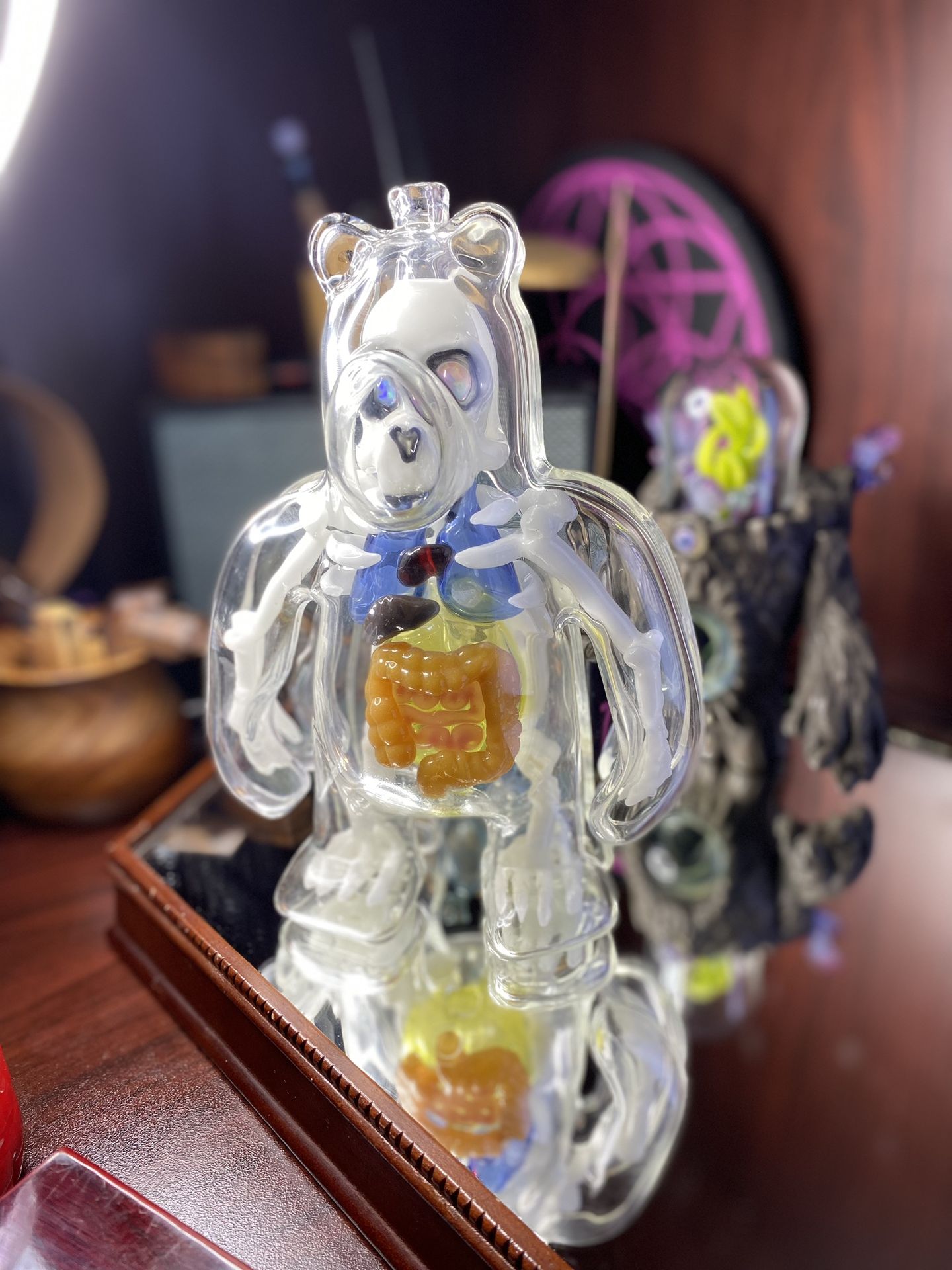 Functional Glass Art Coyle/Akm 45% Off Retail Hurry Will Go