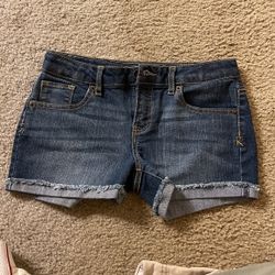 BRAND NAME  Lucky  Jeans shorts  Girl Size 12