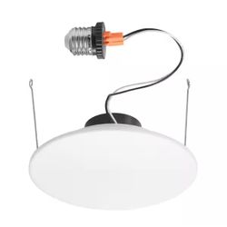 Commercial Electric 6” LED Recessed Retrofit Light, Adjustable CCT