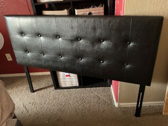 Full Tufted Headboard Dark Chocolate Brown - NEW NEVER USED