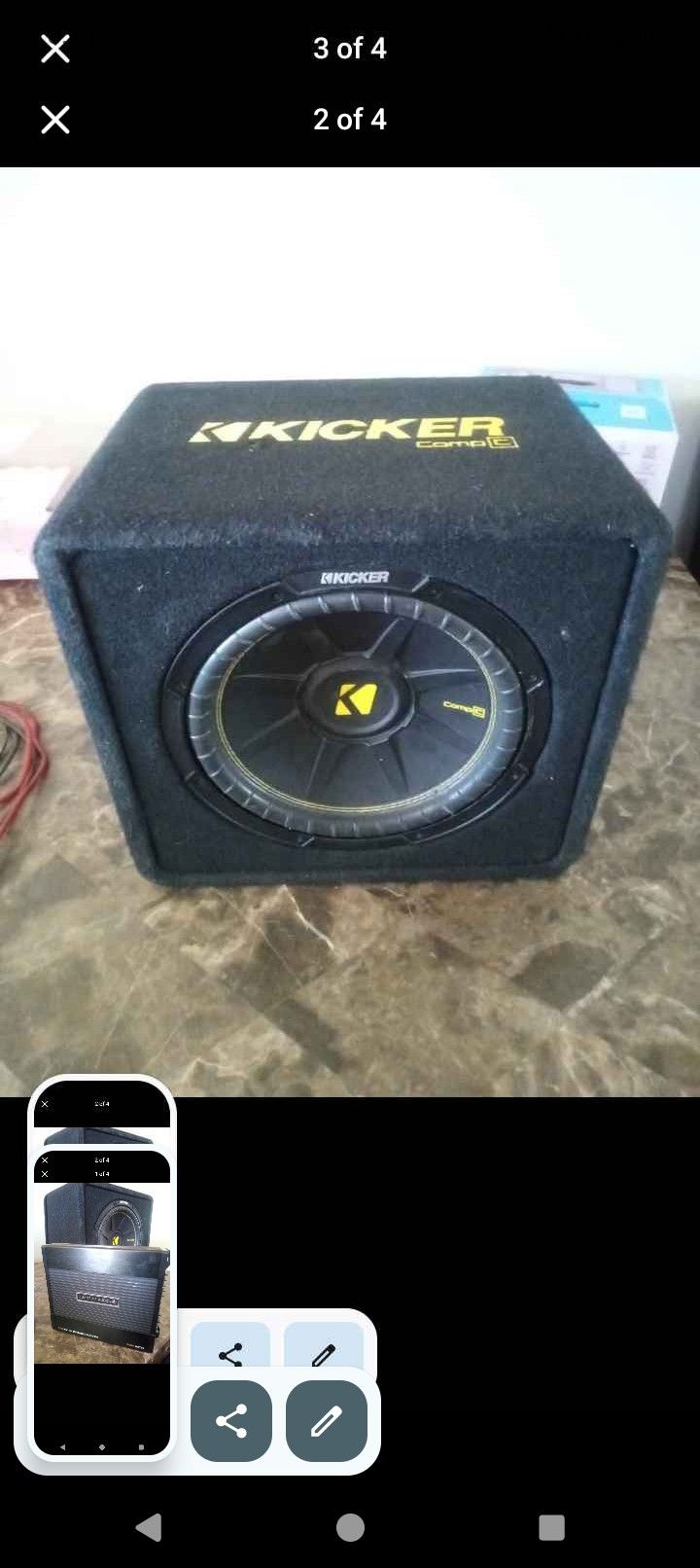 Sub Woofer And Amplifier 