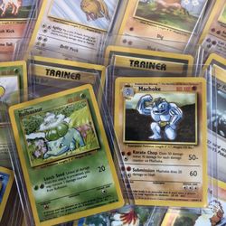 (68) 1999 Pokemon Unlimited Rare Card Lot