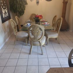 TABLE AND CHAIRS 