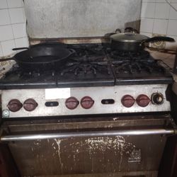 6 burner gas wolf range stove 