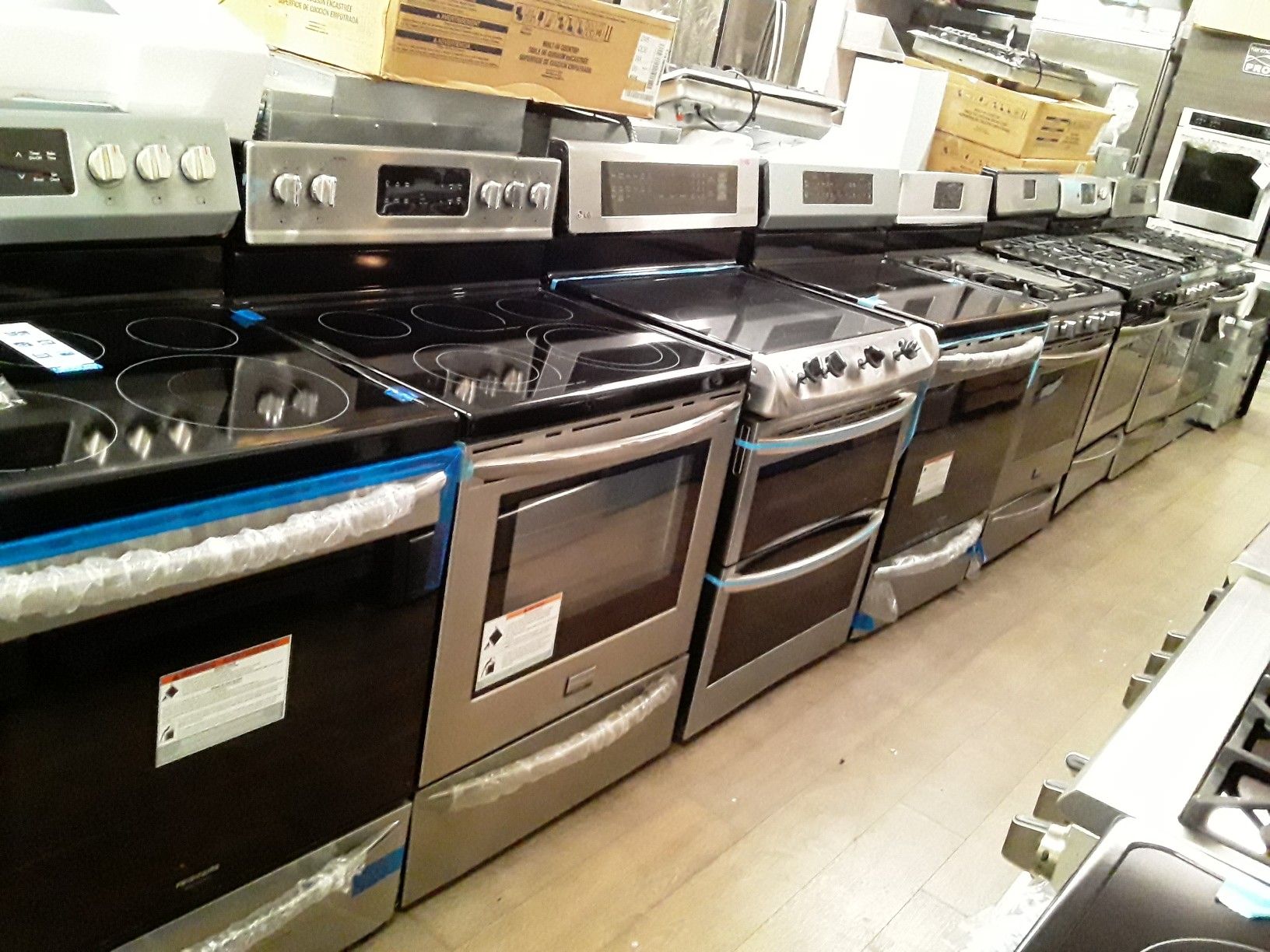 New electric stoves $ 450.00