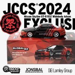 Tarmac Works Nissan Skyline GTR R32 Advan JCCS Exclusive