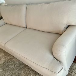 Beige/Tan 86.5” Sofa - $275