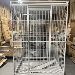 XXX-Large 40” x 30” X 72”H ”H Open Play Perch Stand Top Parrot Bird Rolling Cage