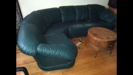 Leather sectional sofa was $5000 new