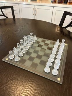 Glass Chess Set