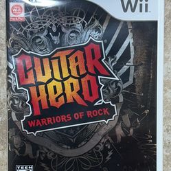(Wii) Guitar hero  warriors of rock