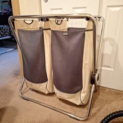 Simplehuman  Double Chrome  X Frame  Laundry Hamper