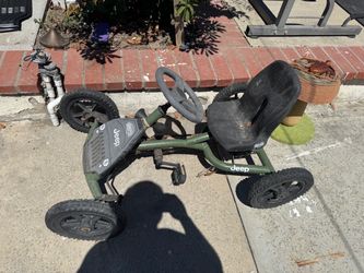 BERG Toys Jeep Junior Pedal Powered Go-Kart for Kids Adjustable Ride On Toy