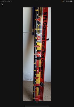 GARAGE GARDEN TOOL HANGER 24 TOOLS NEW