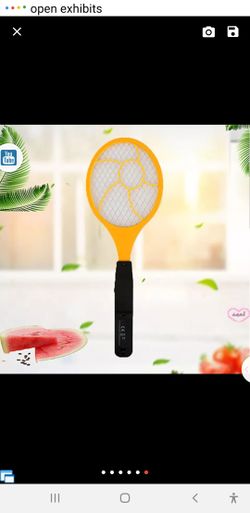 Mosquito Killer Electric Tennis Bat Handheld Racket Insect Fly Bug oWasp Swatte