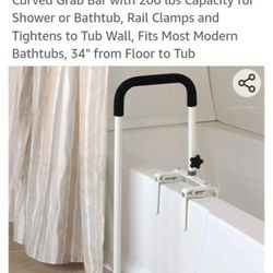 Bathtub Grab Bar - New $30