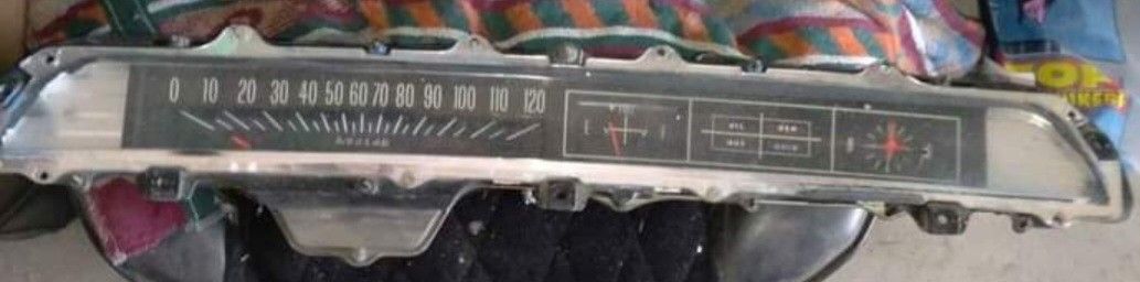1963 Chevy Impala bel Air Biscayne dash gauges cluster speedometer fuel clock