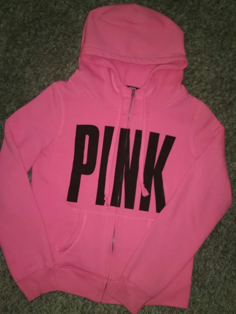 Vs Pink zip up hoodie