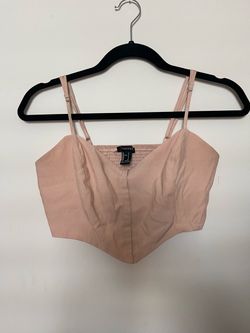 Forever 21 Pink Crop Cami Top