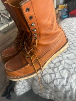 Red wings Mack toe boots