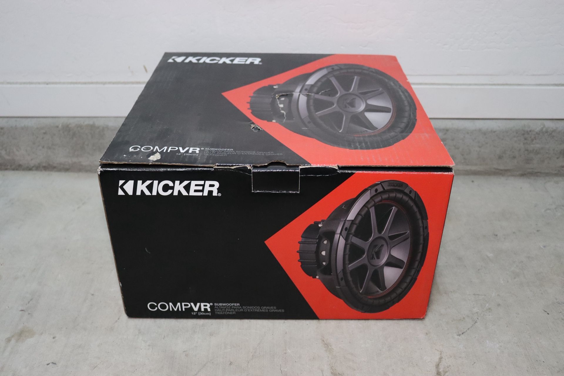 New 12” Kicker CompVR Subwoofer