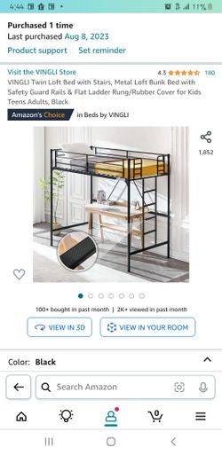 TWIN Loft Bed.  Read Description 