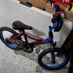 Spiderman Huffy Bike Used 12inch