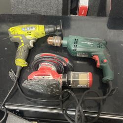 Drills And Sander 