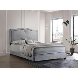 Queen Bed Frame- Cama Queen @Elegant Furniture