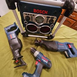 BOSCH TOOL 4pc SET*cordless*No Batteries Inc