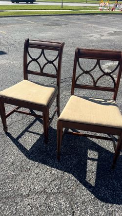 Two mid century modern chairs