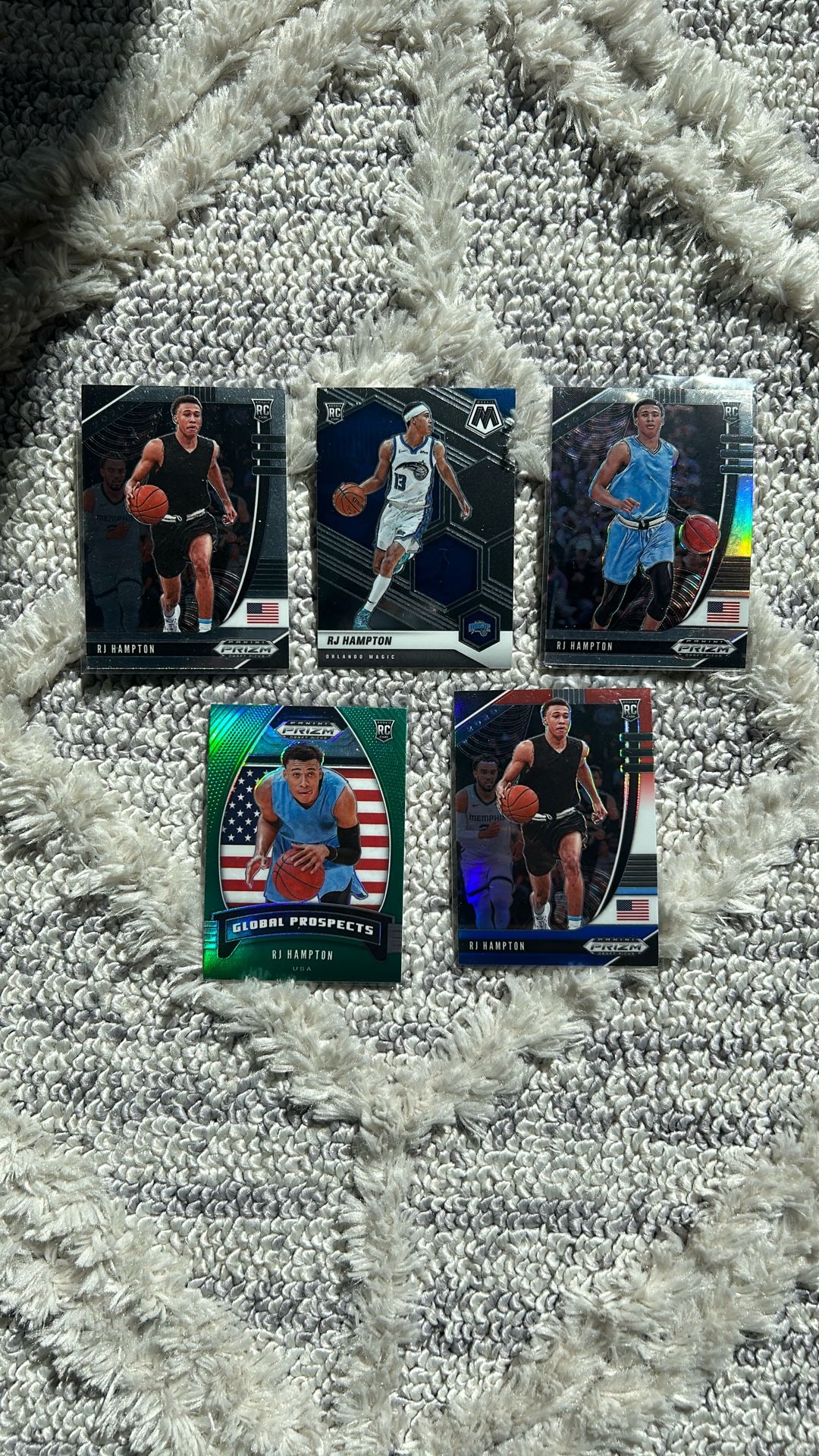 RJ Hampton Rookie Cards