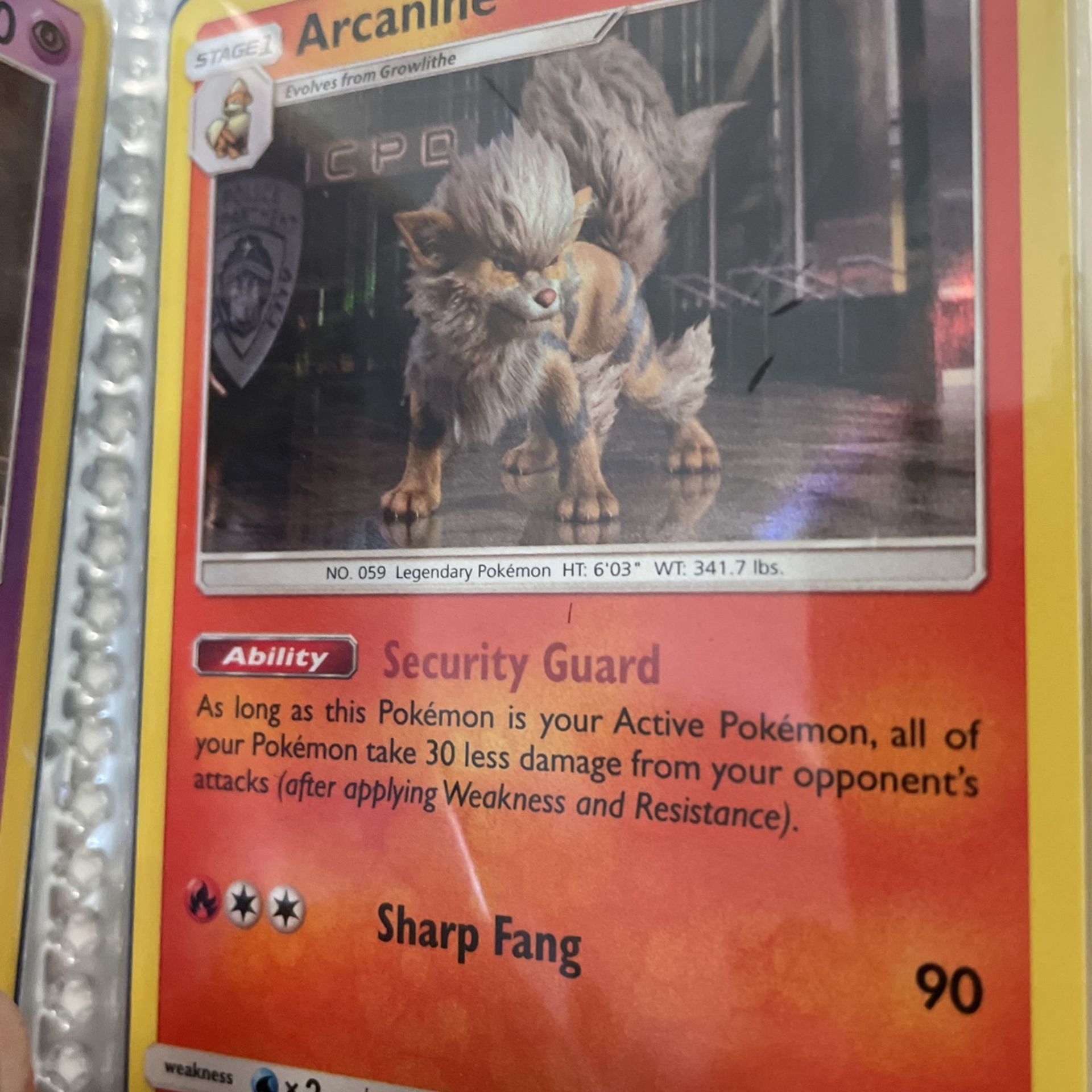 Pokémon Card Arcanine