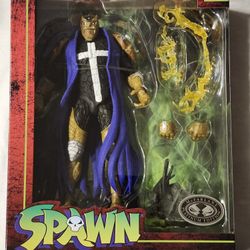 MCFARLANE SPAWN. PLATINUM EDITION CHASE.  DISTRIBUTOR 7"ACTION FIGURE. 
