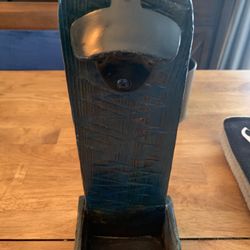 Bottle Opener With Cap Catcher. 