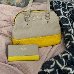 Kate Spade purse with matching wallet