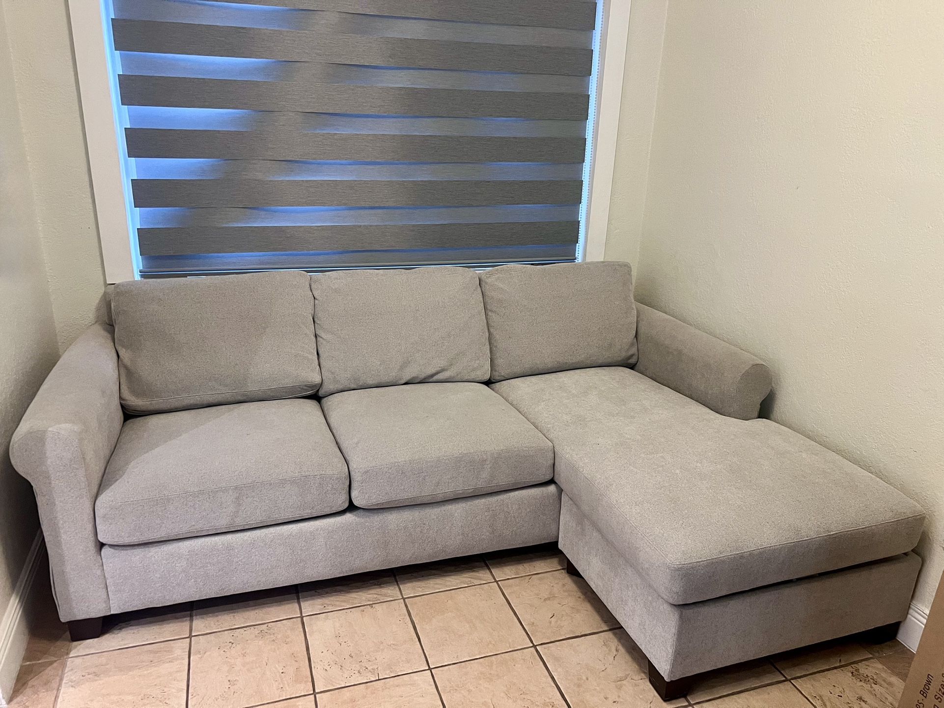 Crate and Barrel Sectional