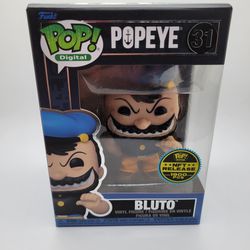 Funko Pop! Digital Popeye Bluto #31 Legendary Physical Pop LE 1900