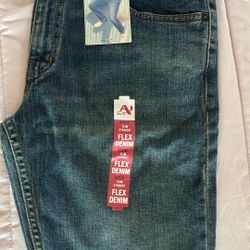 Slim Straight Denim Jeans